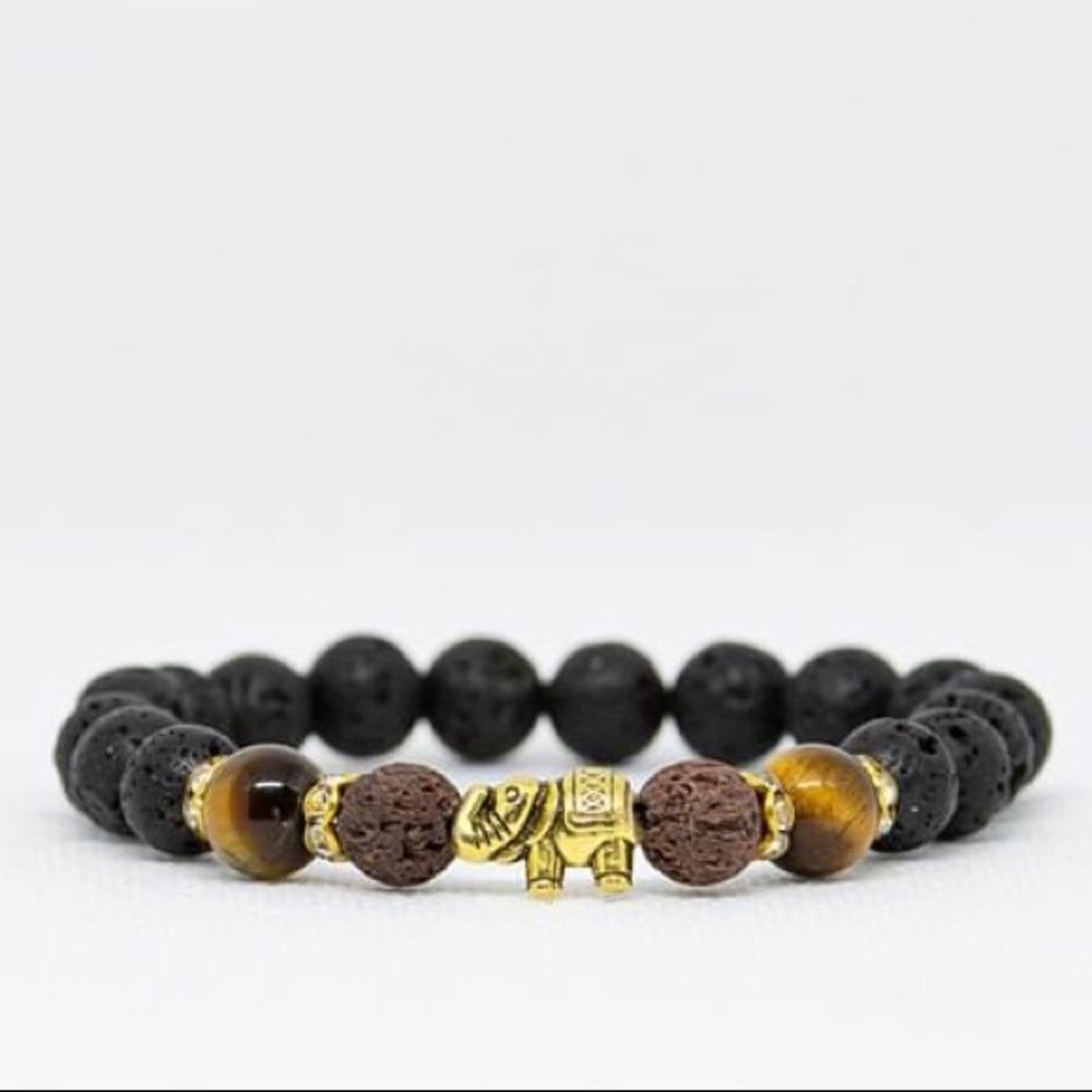 ✴️SALE- 
Tigers eye Handmade Elephant Bracelet
